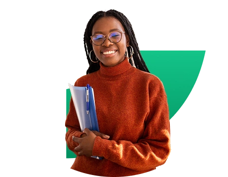 Professional young woman smiling